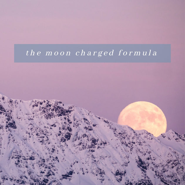 Our moon charged formula Moon Charged Crystals