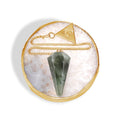 Load image into Gallery viewer, 24 Carat Gold Labradorite Pendulum Kit - Moon Charged Crystals