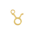 Load image into Gallery viewer, 24 Carat Gold Taurus Charm - Moon Charged Crystals