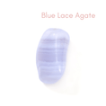Load image into Gallery viewer, Blue Lace Agate - Crystals for Mental Clarity Charm Bag - Moon Charged Crystals