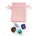 Load image into Gallery viewer, Crystals for Mental Clarity Charm Bag - Moon Charged Crystals