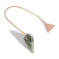 Load image into Gallery viewer, Rose Gold Labradorite Pendulum Kit - Moon Charged Crystals