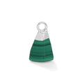 Load image into Gallery viewer, Silver Malachite Gemstone - Moon Charged Crystals