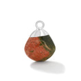 Load image into Gallery viewer, Silver Unakite Gemstone - Moon Charged Crystals