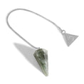 Load image into Gallery viewer, Sterling Silver Labradorite Pendulum Kit - Moon Charged Crystals