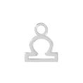 Load image into Gallery viewer, Sterling Silver Libra Charm - Moon Charged Crystals