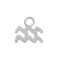 Load image into Gallery viewer, Sterling Silver Aquarius Charm - Moon Charged Crystals