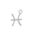 Load image into Gallery viewer, Sterling Silver Pisces Charm - Moon Charged Crystals