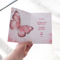 Load image into Gallery viewer, Butterfly Greeting Card - Moon Charged Crystals