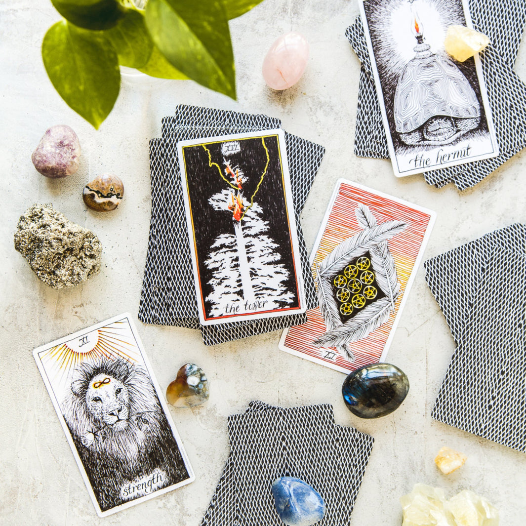 Amplify the Energy: Why You Should Keep Crystals Near Your Oracle and Tarot Cards - Moon Charged Crystals