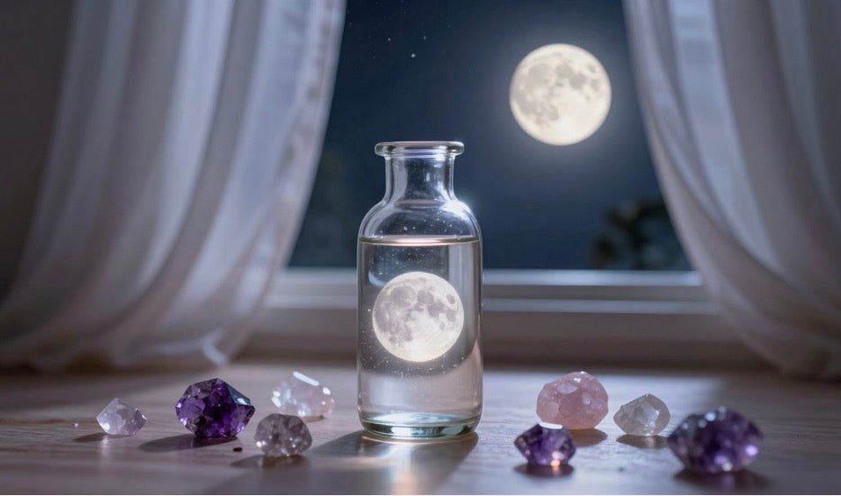 How to cleanse and charge your crystals under the full moon - Moon Charged Crystals