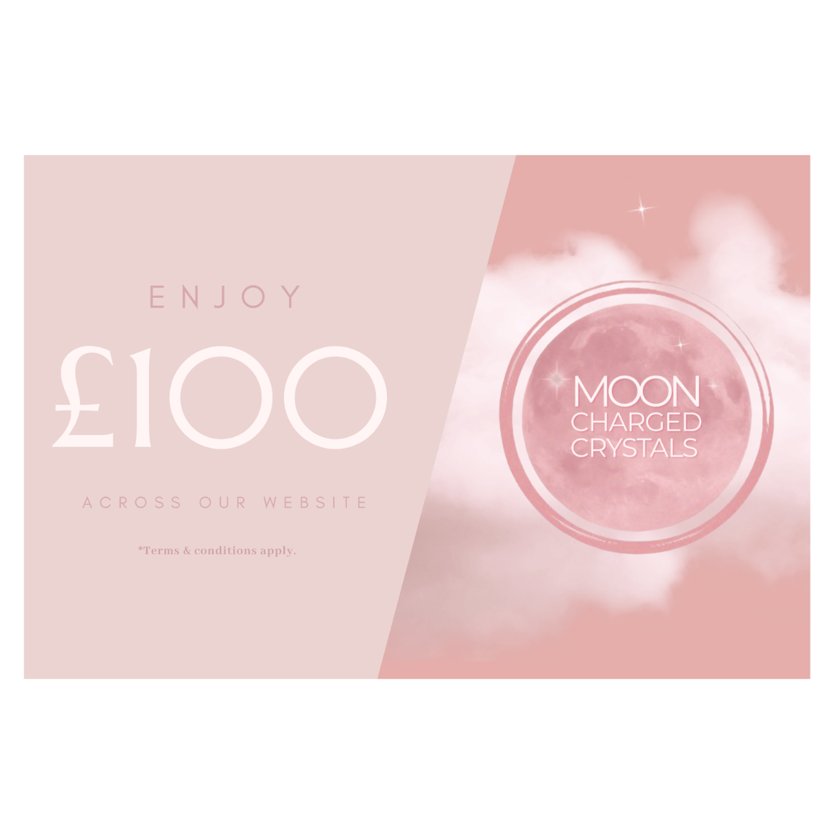 £100 - Gift Card - Moon Charged Crystals