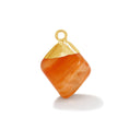 Load image into Gallery viewer, 24 Carat Gold Carnelian Gemstone - Moon Charged Crystals
