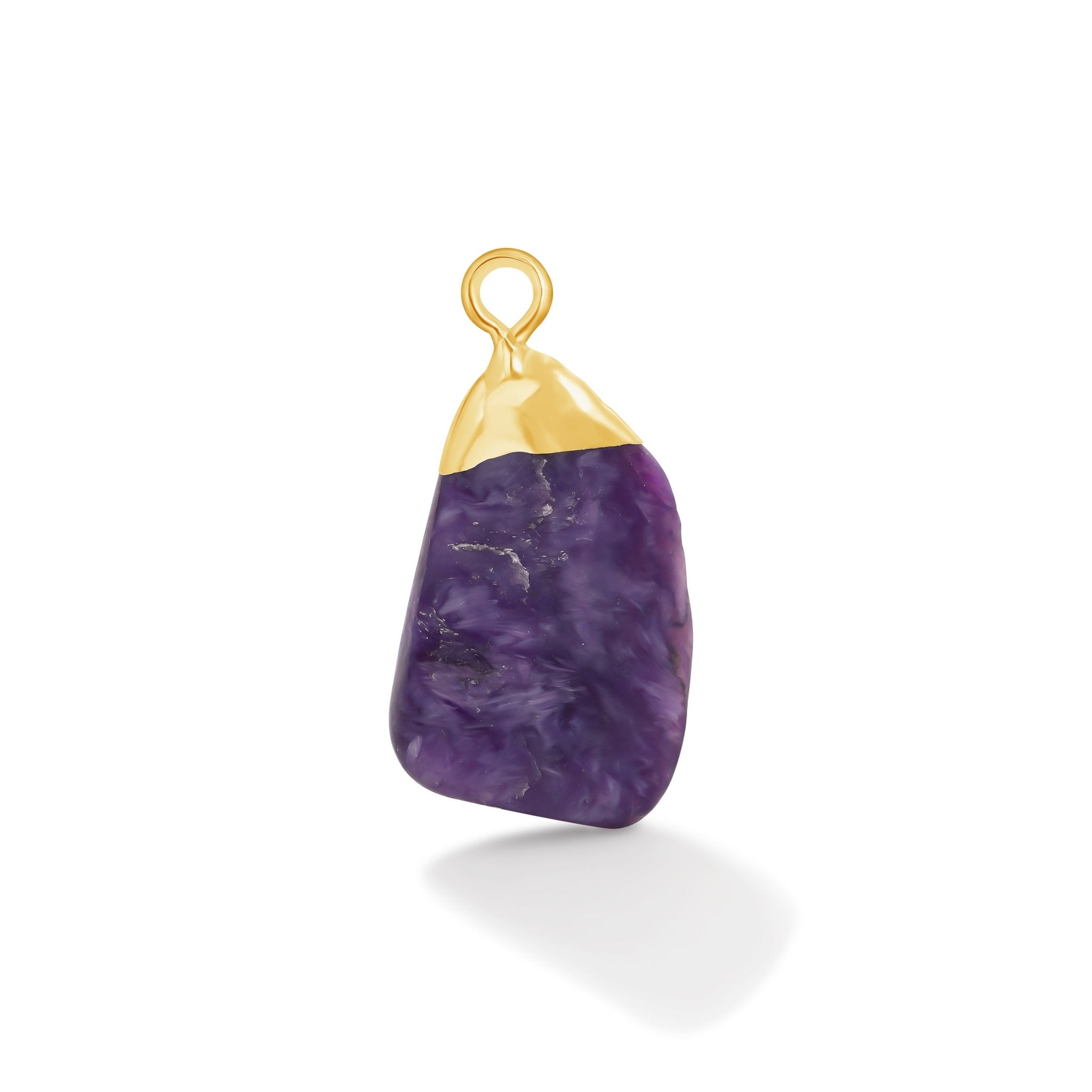 24 Carat Gold Charoite Gemstone - Moon Charged Crystals