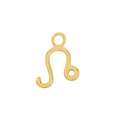 Load image into Gallery viewer, 24 Carat Gold Leo Charm - Moon Charged Crystals
