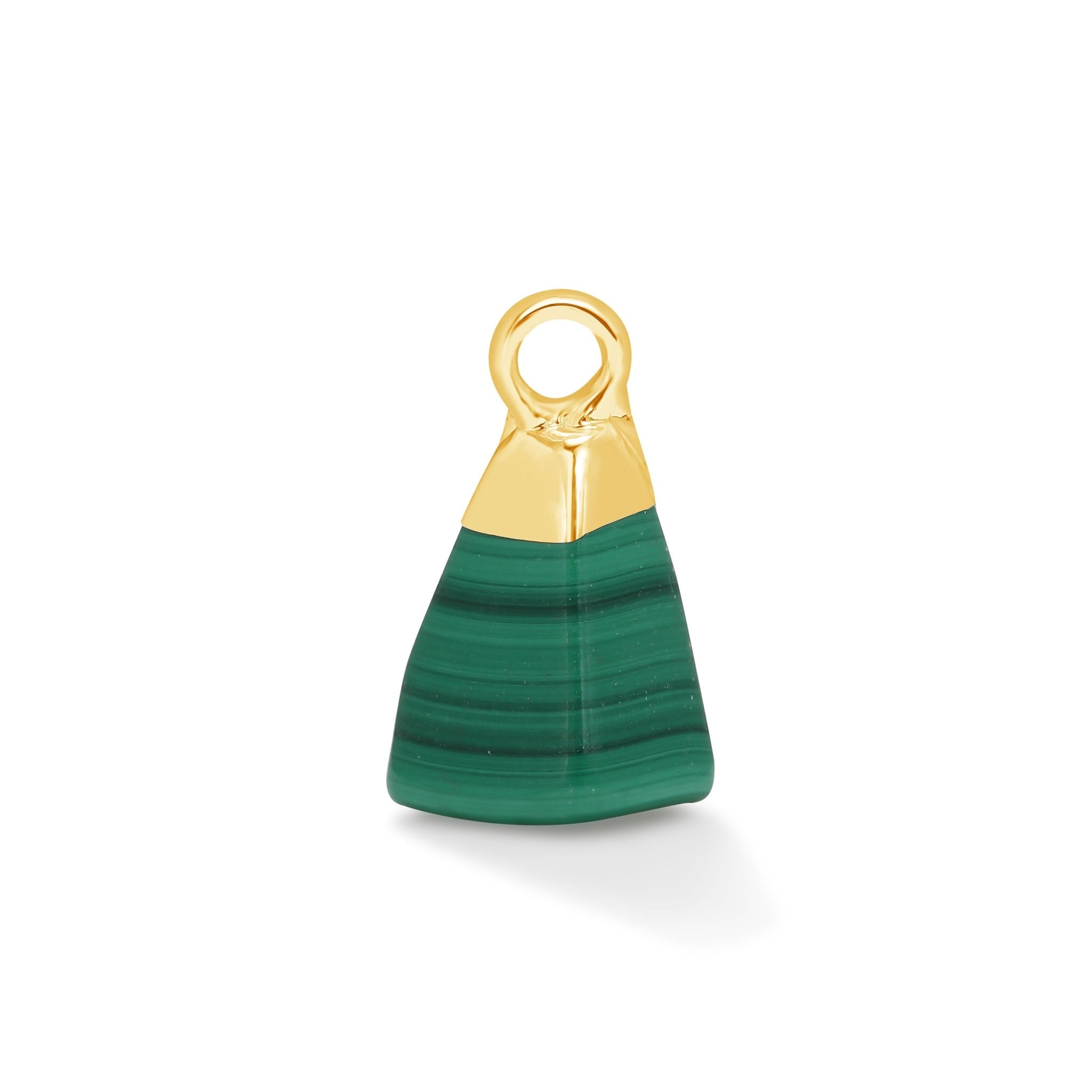 24 Carat Gold Malachite Gemstone - Moon Charged Crystals