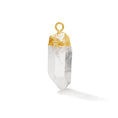 Load image into Gallery viewer, 24 Carat Gold Quartz Point Gemstone - Moon Charged Crystals
