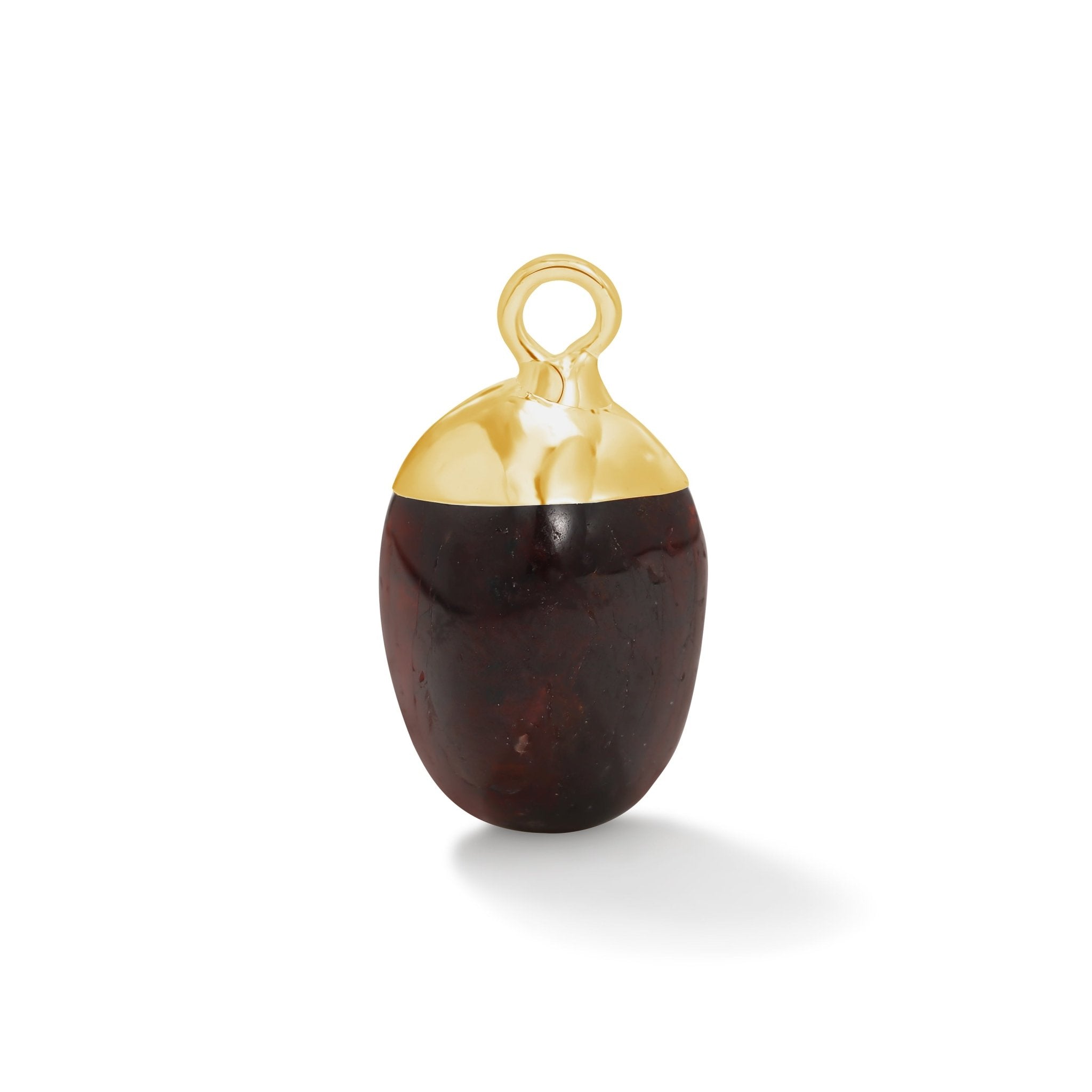 24 Carat Gold Red Garnet Gemstone - Moon Charged Crystals