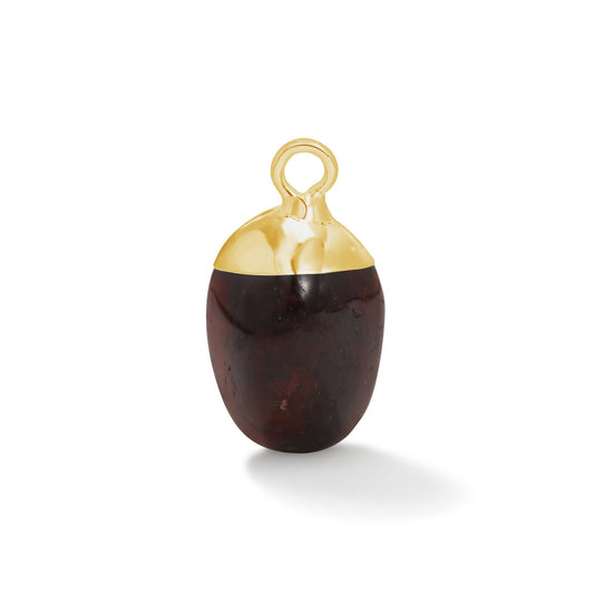 24 Carat Gold Red Garnet Gemstone - Moon Charged Crystals