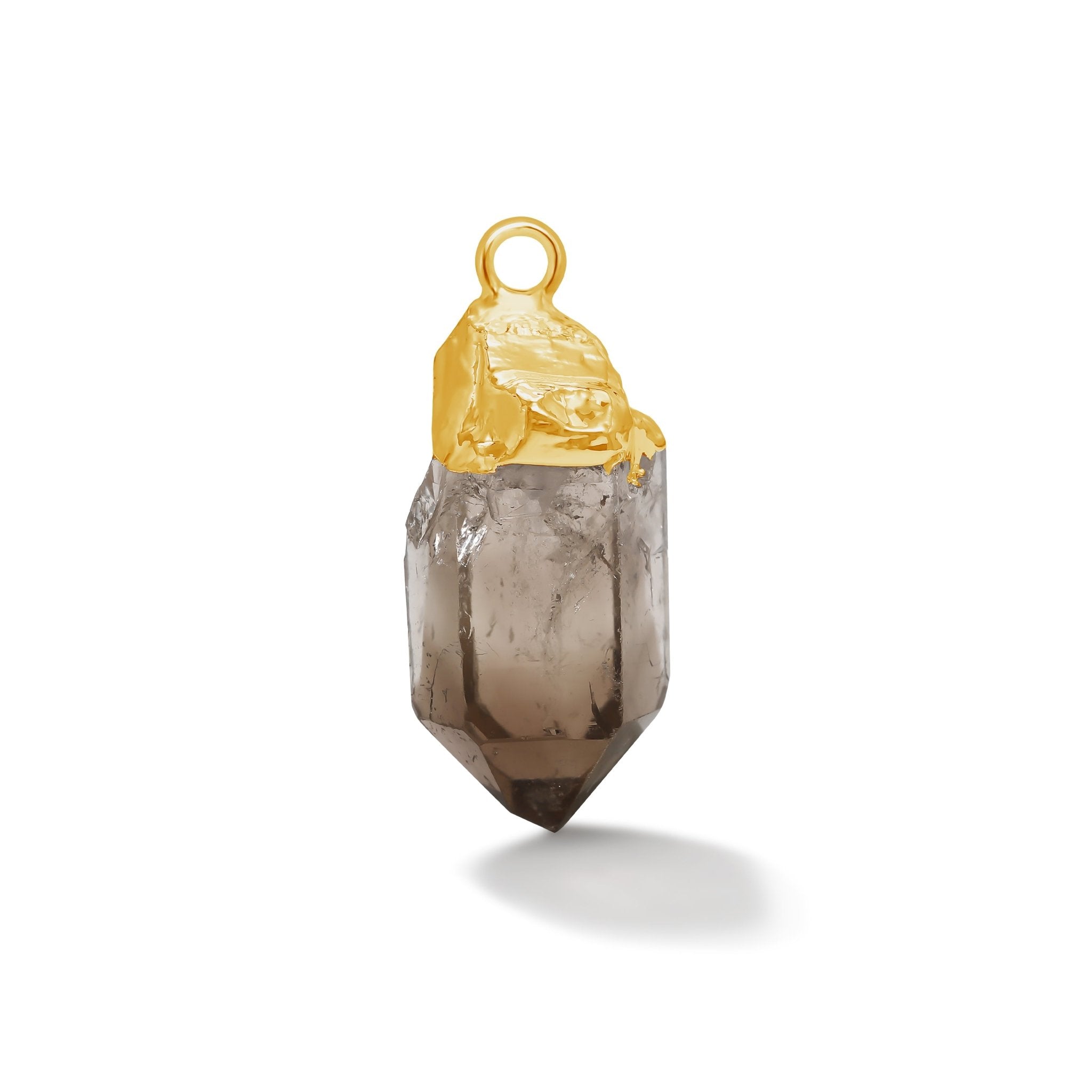 24 Carat Gold Smoky Quartz Gemstone - Moon Charged Crystals