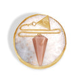 Load image into Gallery viewer, 24 Carat Gold Sunstone Pendulum Kit - Moon Charged Crystals
