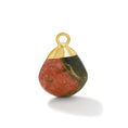 Load image into Gallery viewer, 24 Carat Gold Unakite Gemstone - Moon Charged Crystals
