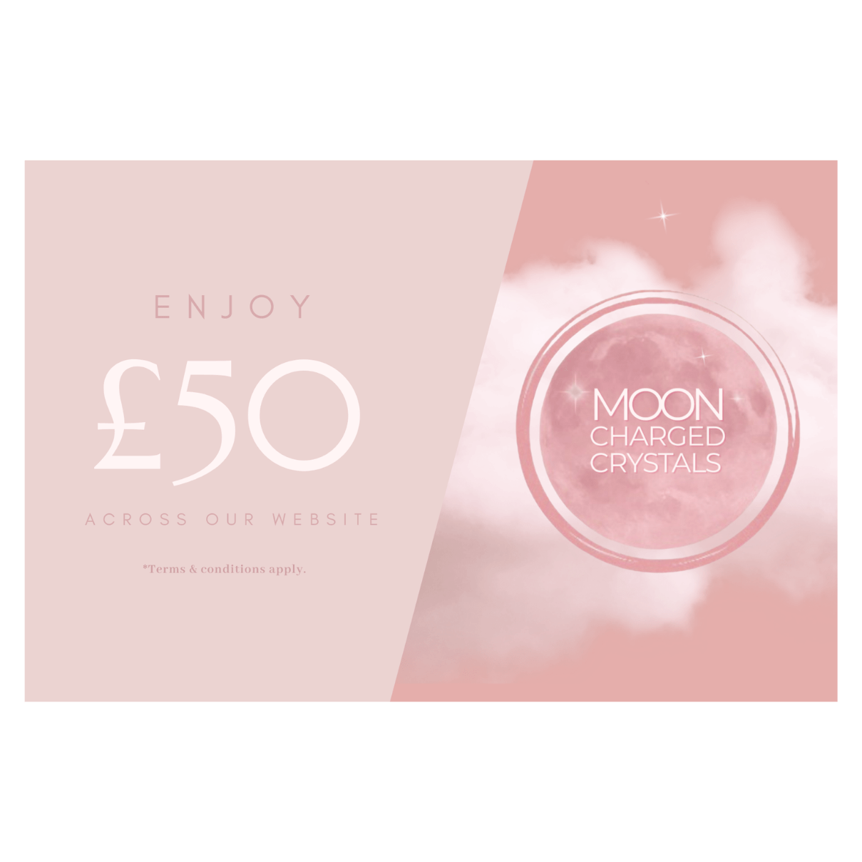 £50 - Gift Card - Moon Charged Crystals