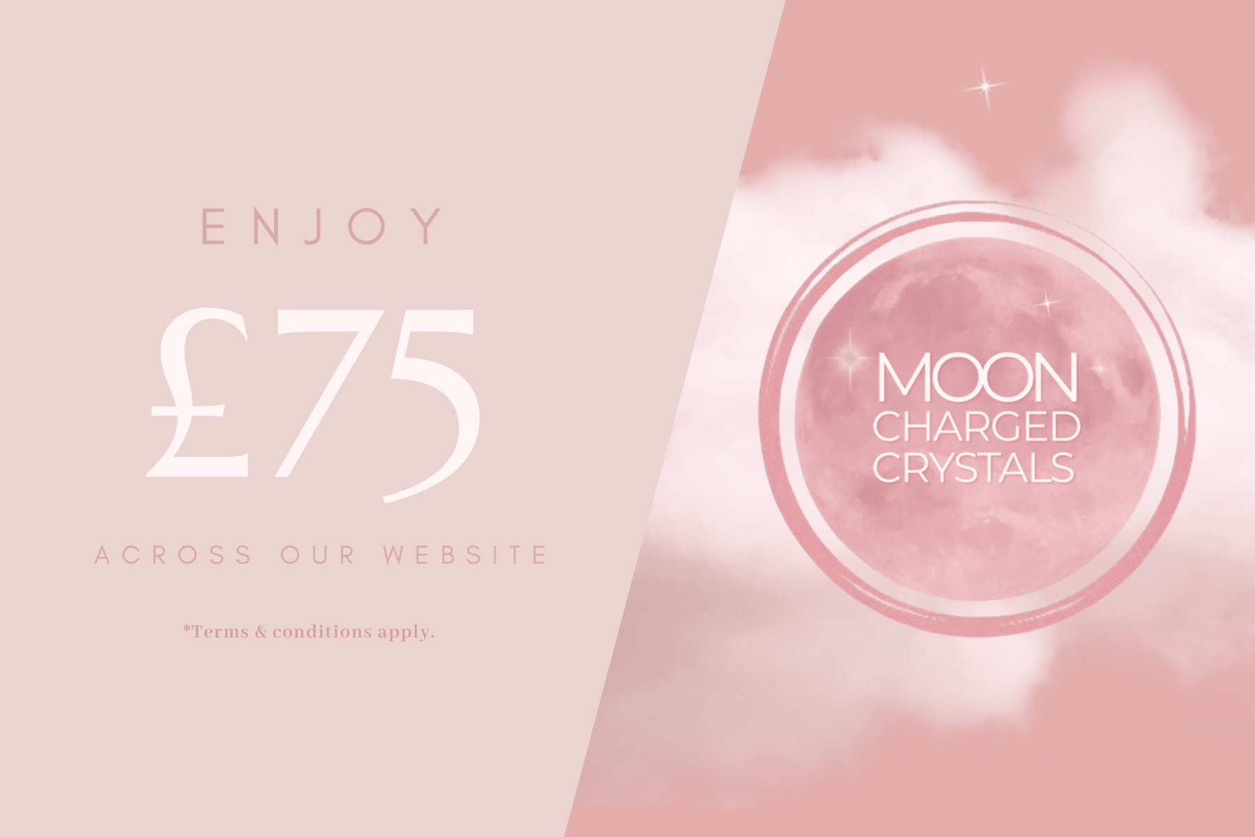 £75 - Gift Card - Moon Charged Crystals