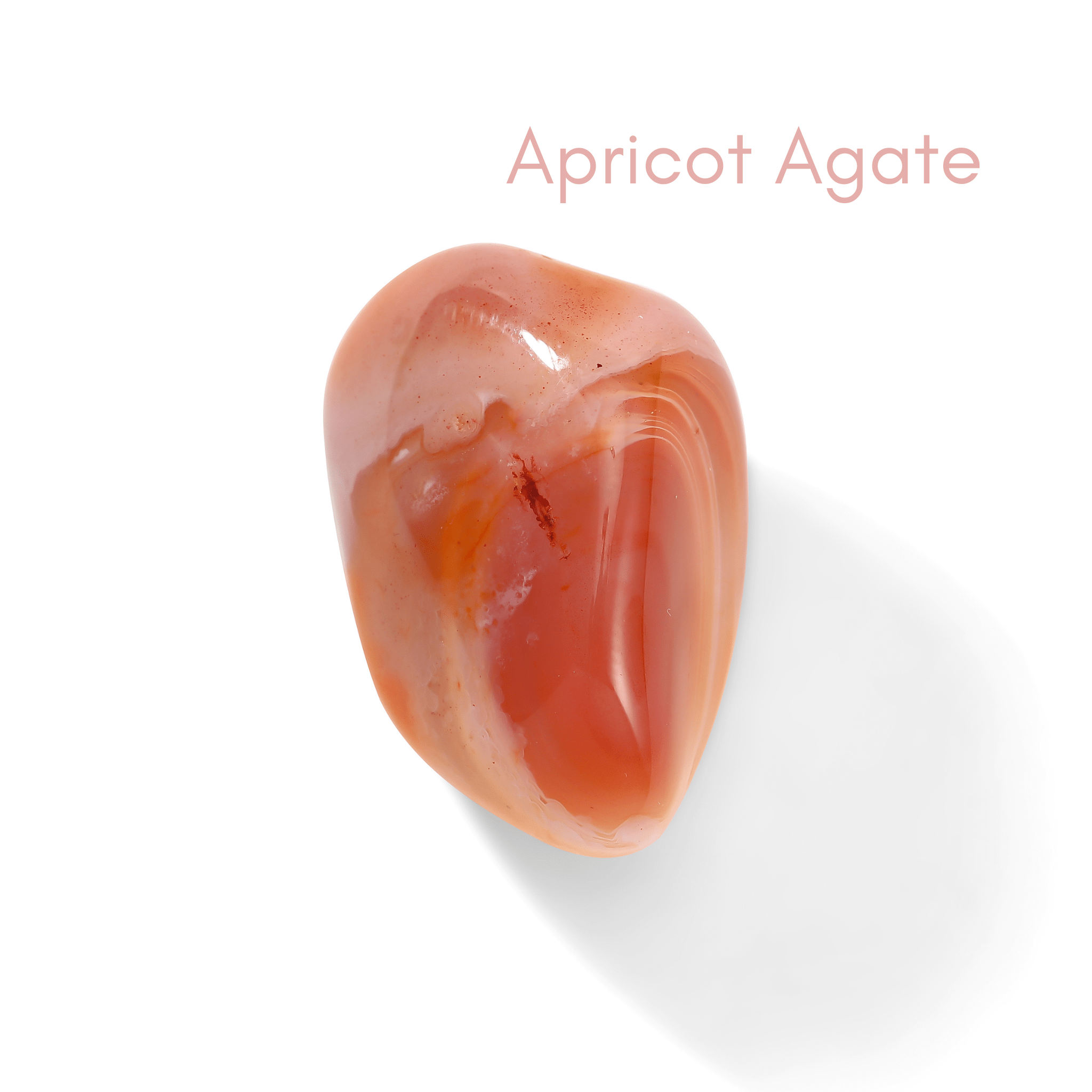 Apricot Agate - Crystals for Peace and Harmony Charm Bag - Moon Charged Crystals