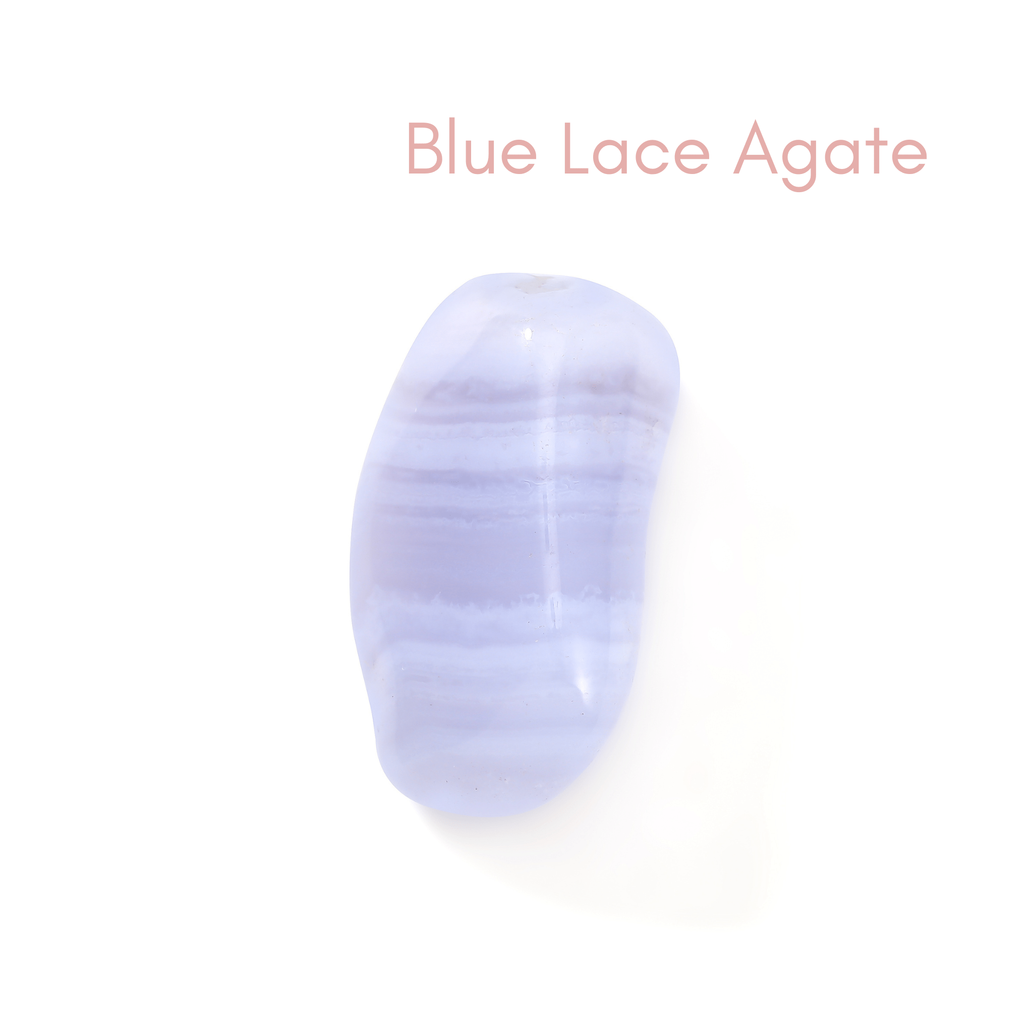 Blue Lace Agate - Crystals for Mental Clarity Charm Bag - Moon Charged Crystals
