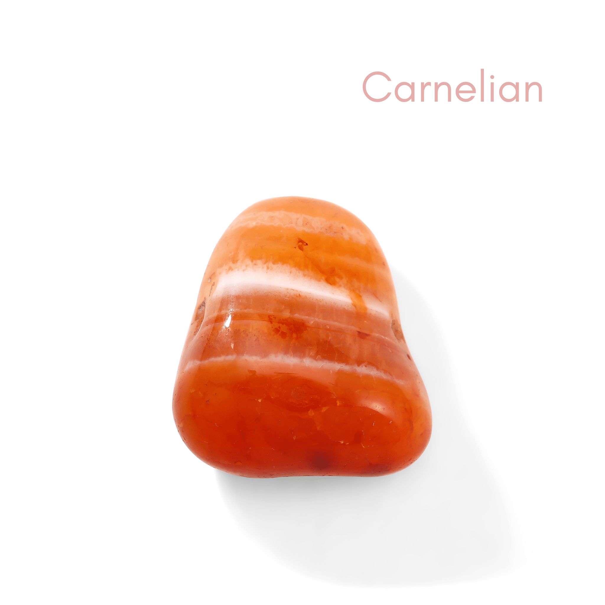 Carnelian - Crystals for Good Luck Charm Bag - Moon Charged Crystals