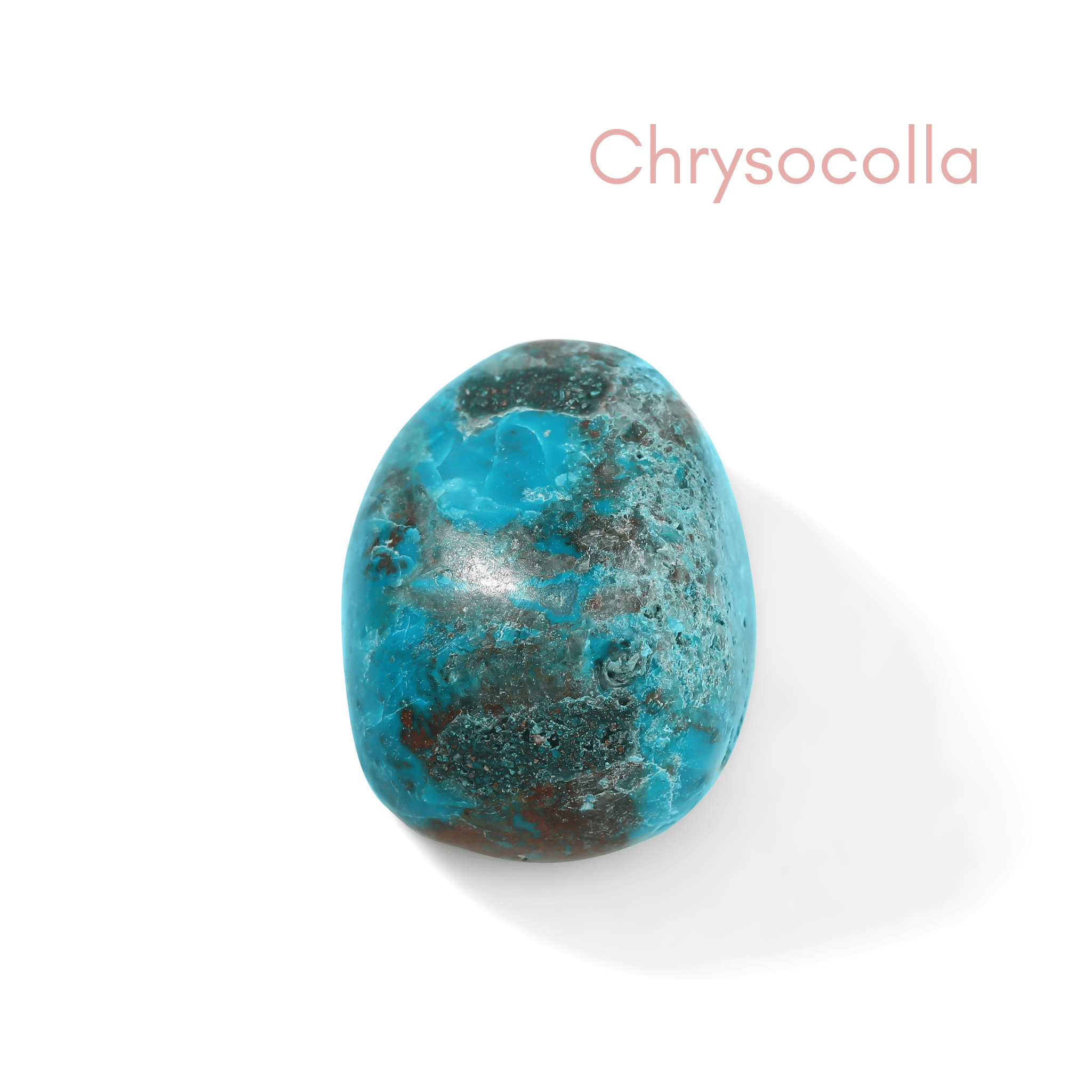 Chrysocolla - Crystals for Manifestation Charm Bag  - Moon Charged Crystals