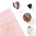 Load image into Gallery viewer, Crystals for Anxiety Charm Bag - Moon Charged Crystals
