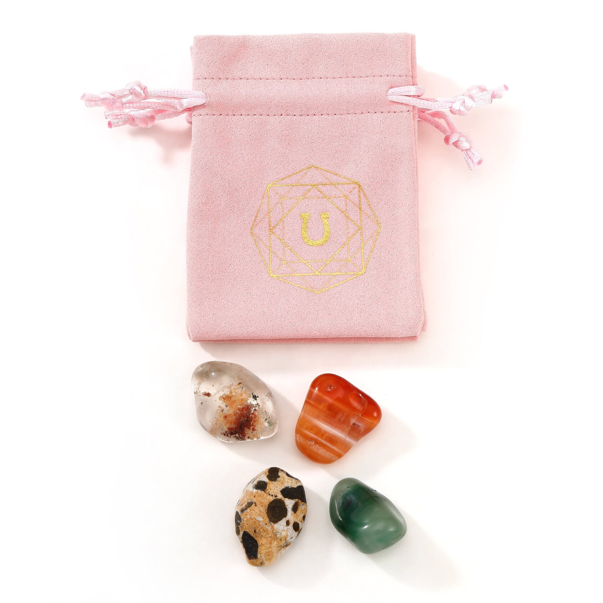 Crystals for Good Luck Charm Bag - Moon Charged Crystals