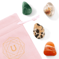 Load image into Gallery viewer, Crystals for Good Luck - Charm Bag- Moon Charged Crystals
