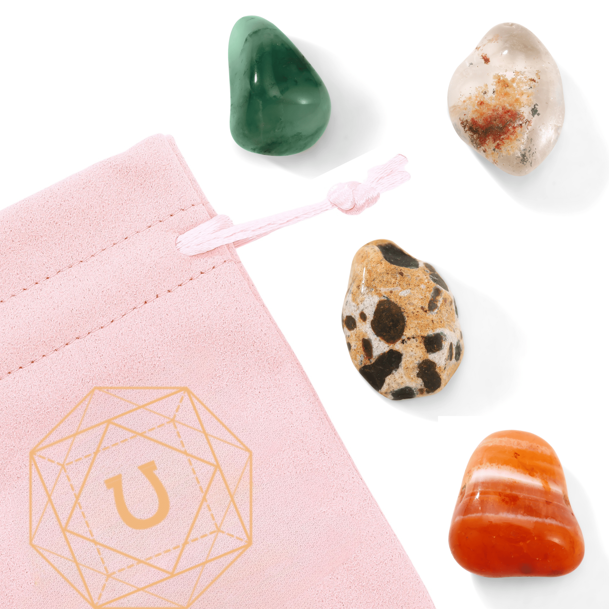 Crystals for Good Luck - Charm Bag- Moon Charged Crystals