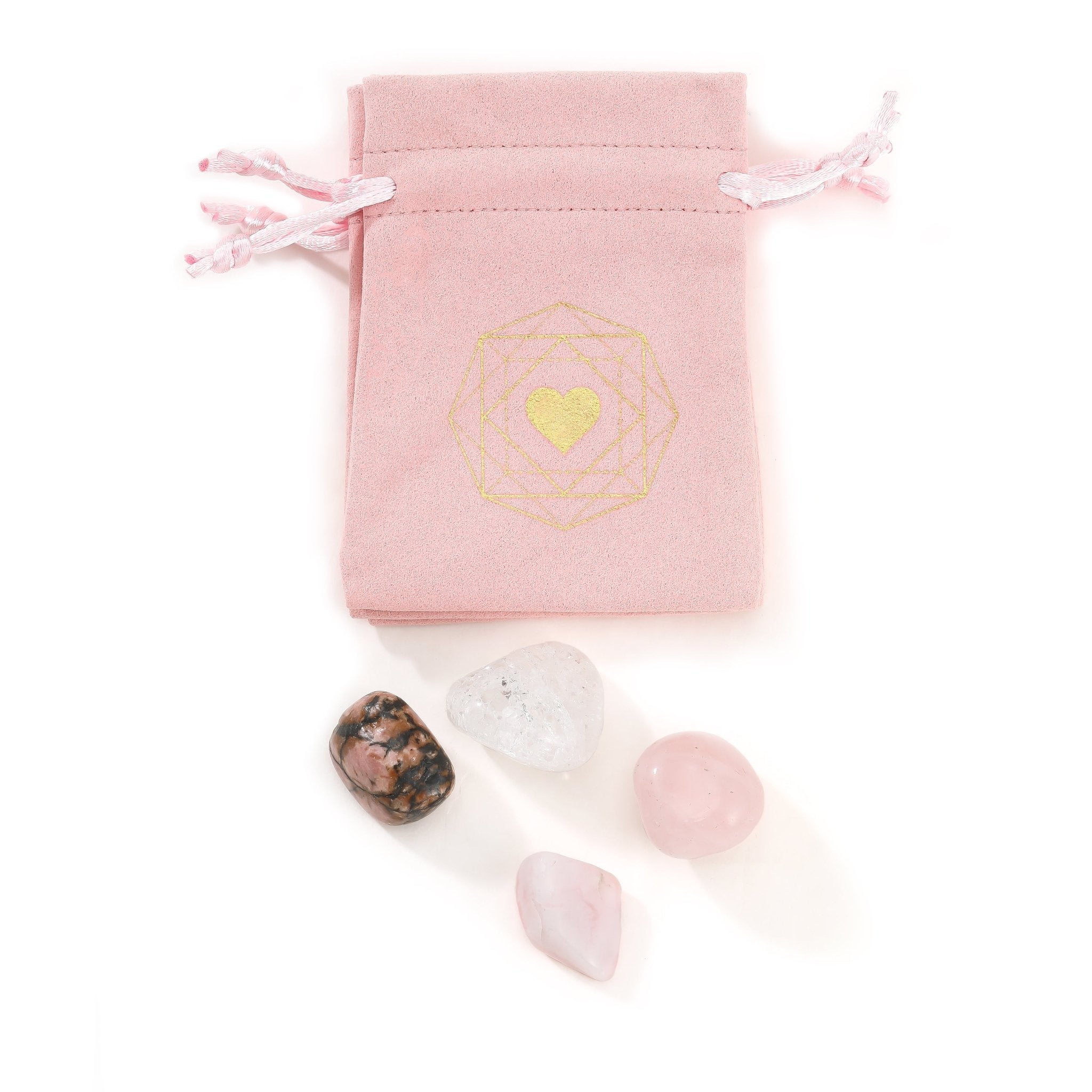 Crystals for Love Charm Bag- Moon Charged Crystals