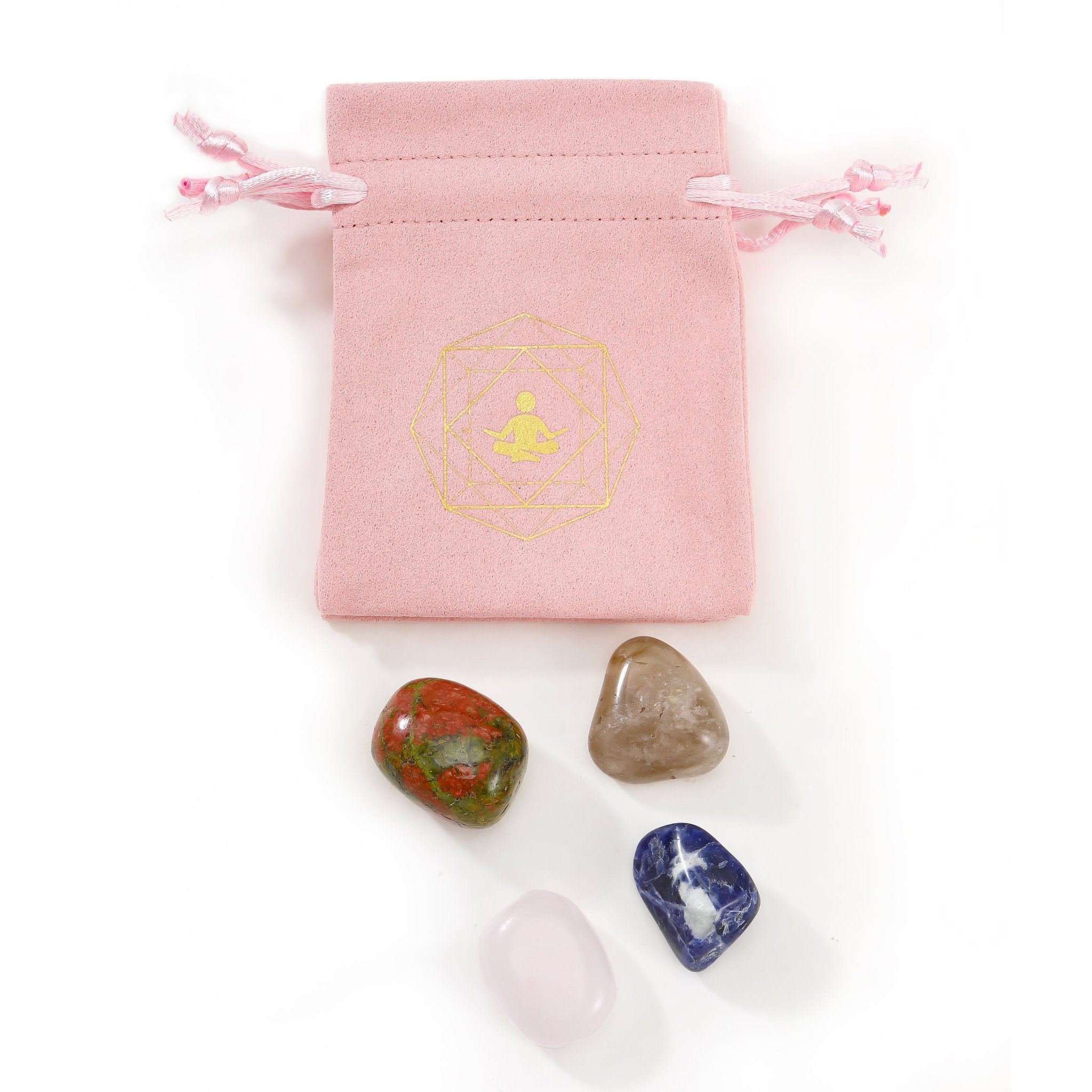 Crystals for Meditation Charm Bag - Moon Charged Crystals