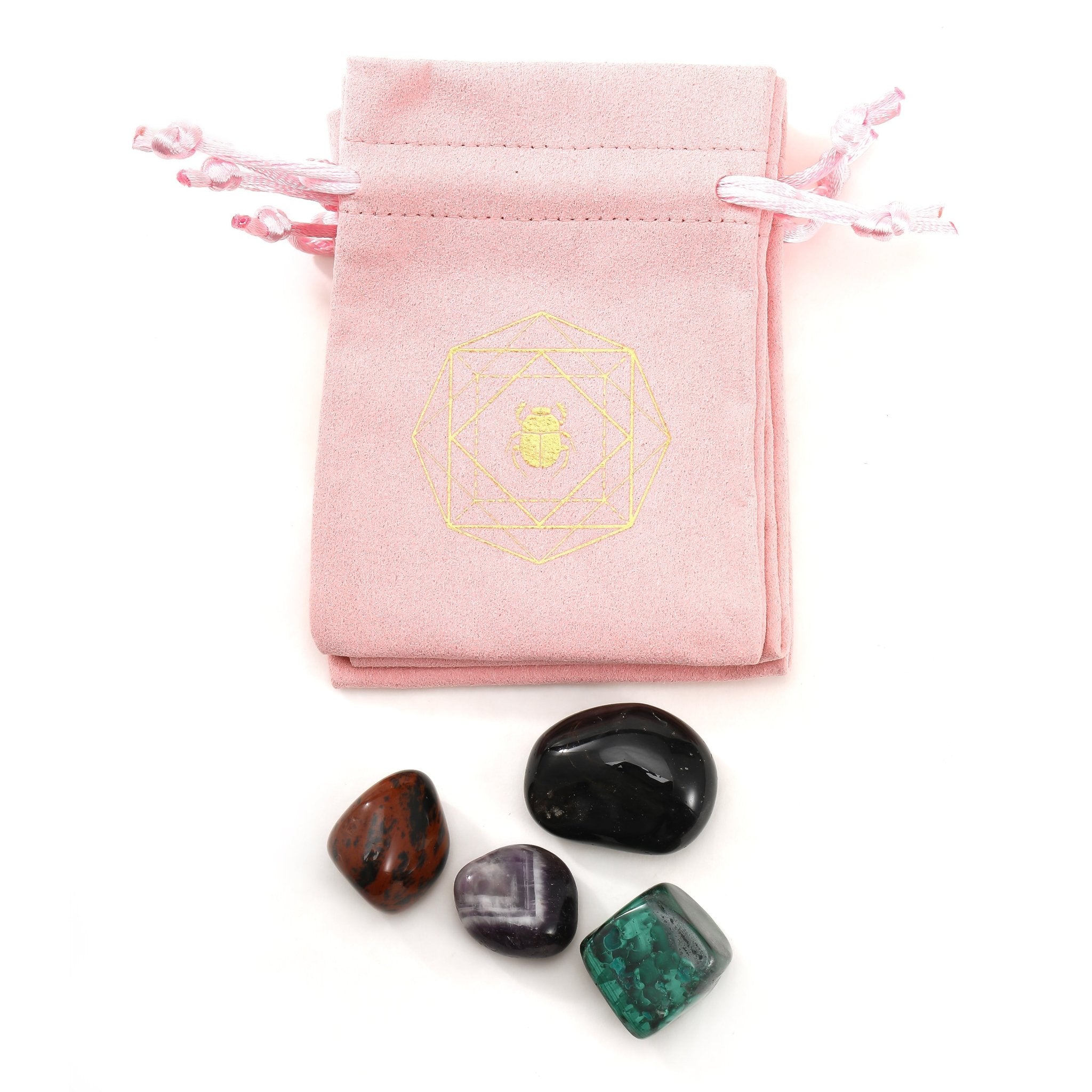  Crystals for Protection Charm Bag - Moon Charged Crystals