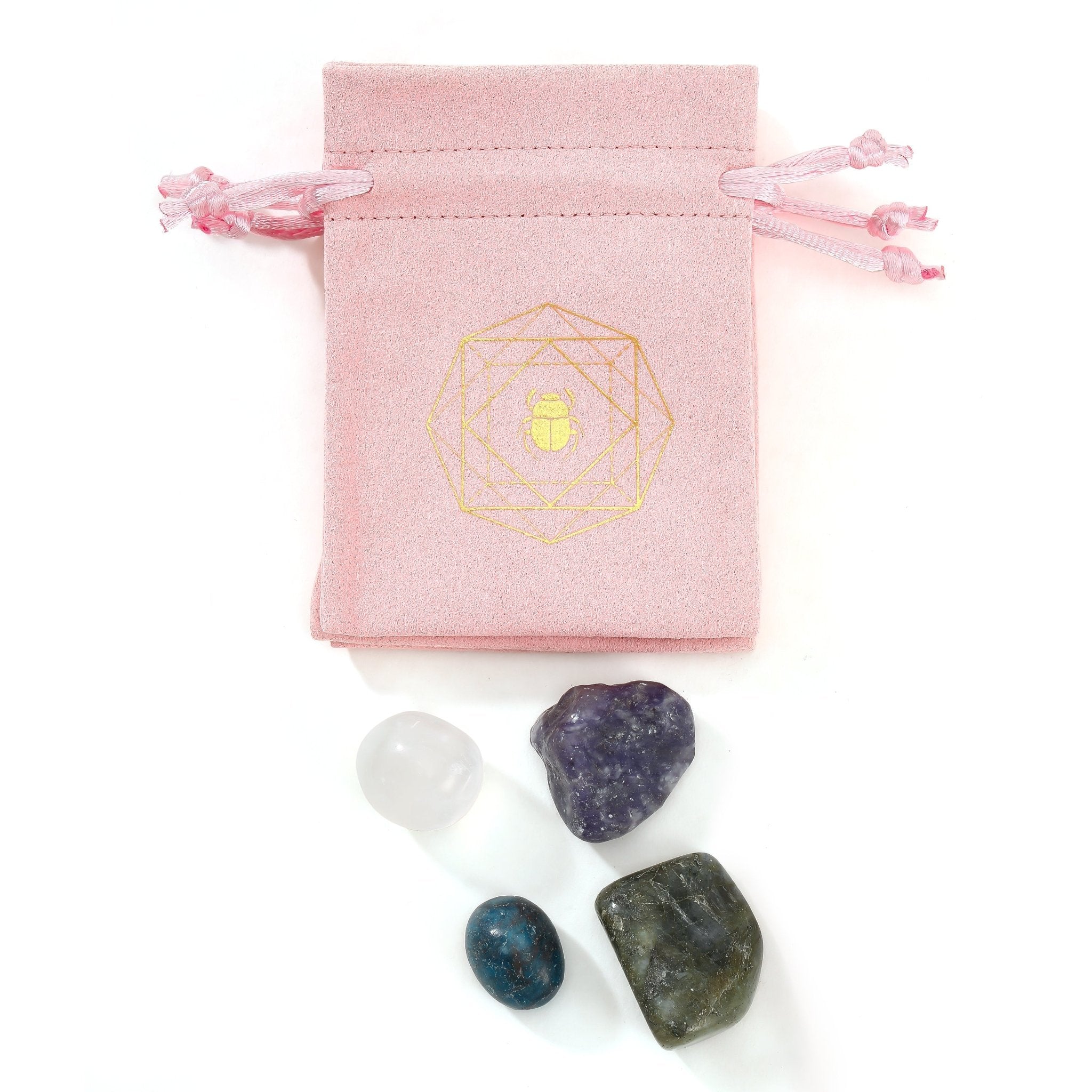 Crystals for Psychic Skills Charm Bag - Moon Charged Crystals
