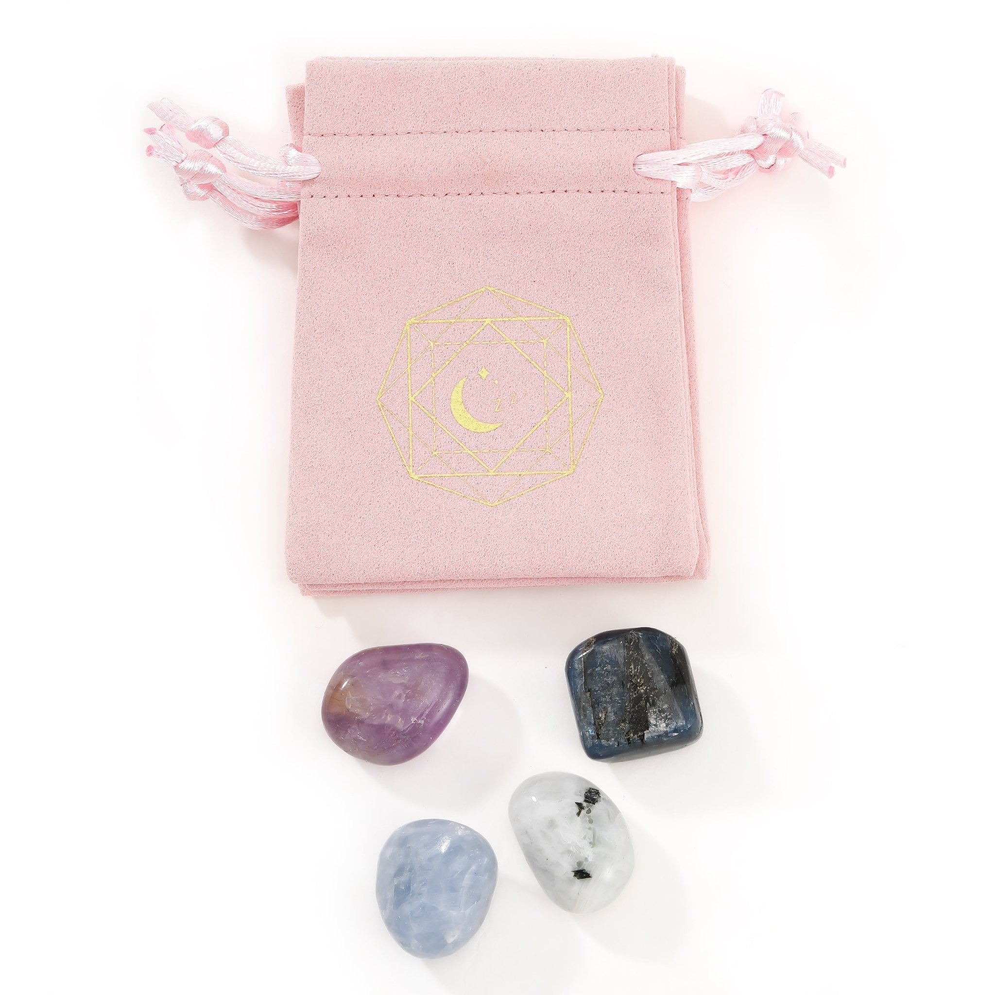 Crystals for Sleep Charm Bag - Moon Charged Crystals