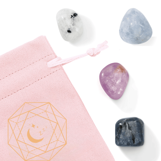 Crystals for Sleep Charm Bag - Moon Charged Crystals