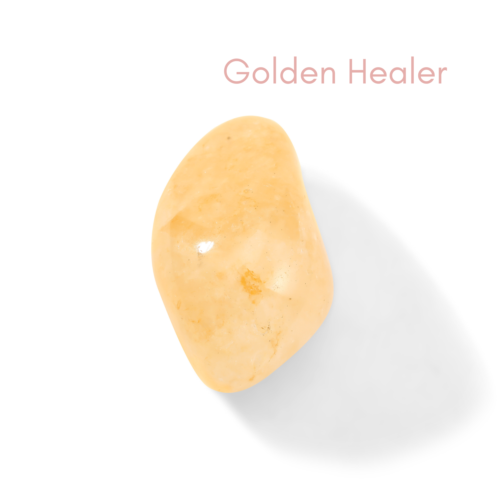 Golden Healer - Crystals for Healing Charm Bag - Moon Charged Crystals
