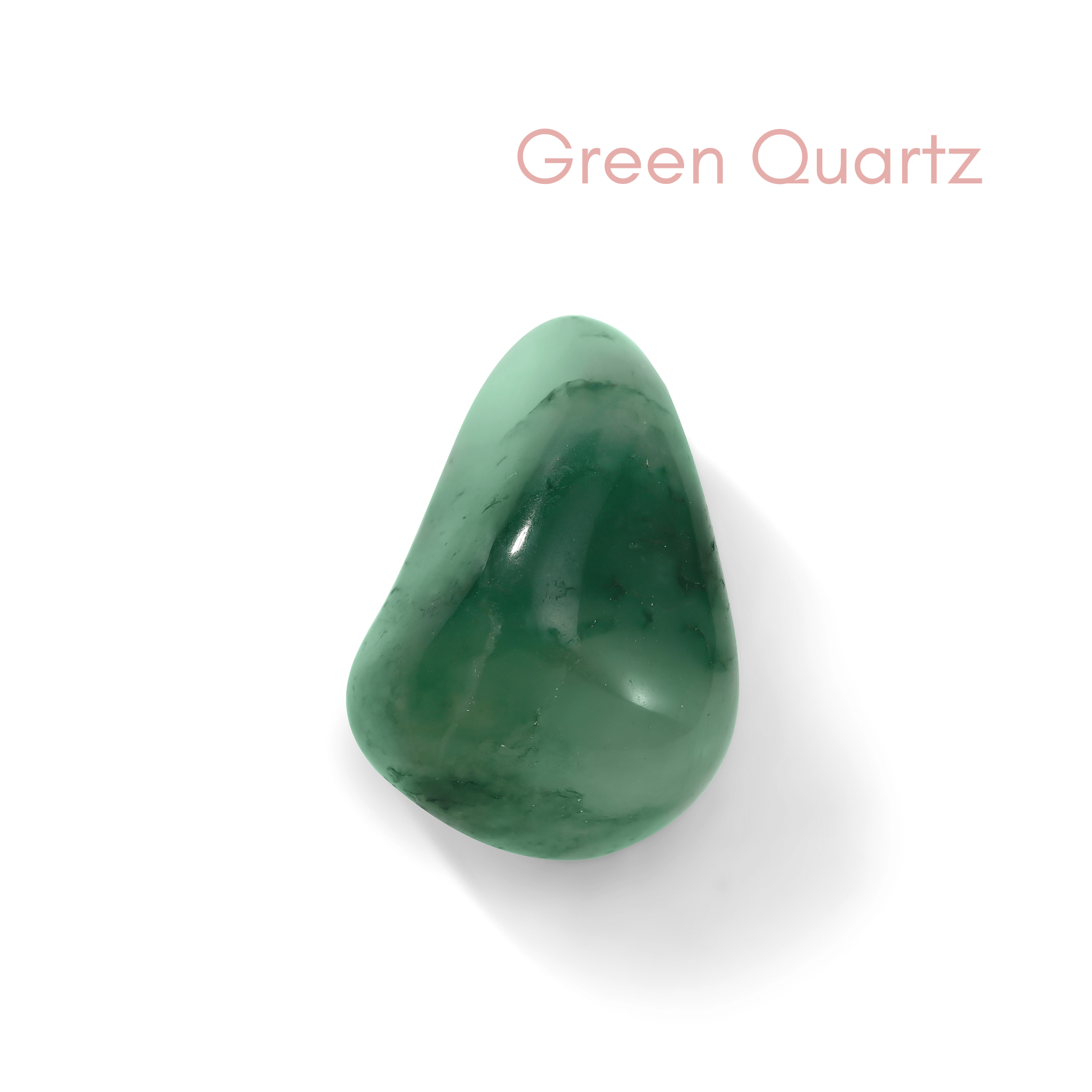 Green Quartz - Crystals for Good Luck Charm Bag - Moon Charged Crystals