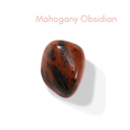 Load image into Gallery viewer, Mahogany Obsidian - Crystals for Protection Charm Bag - Moon Charged Crystals
