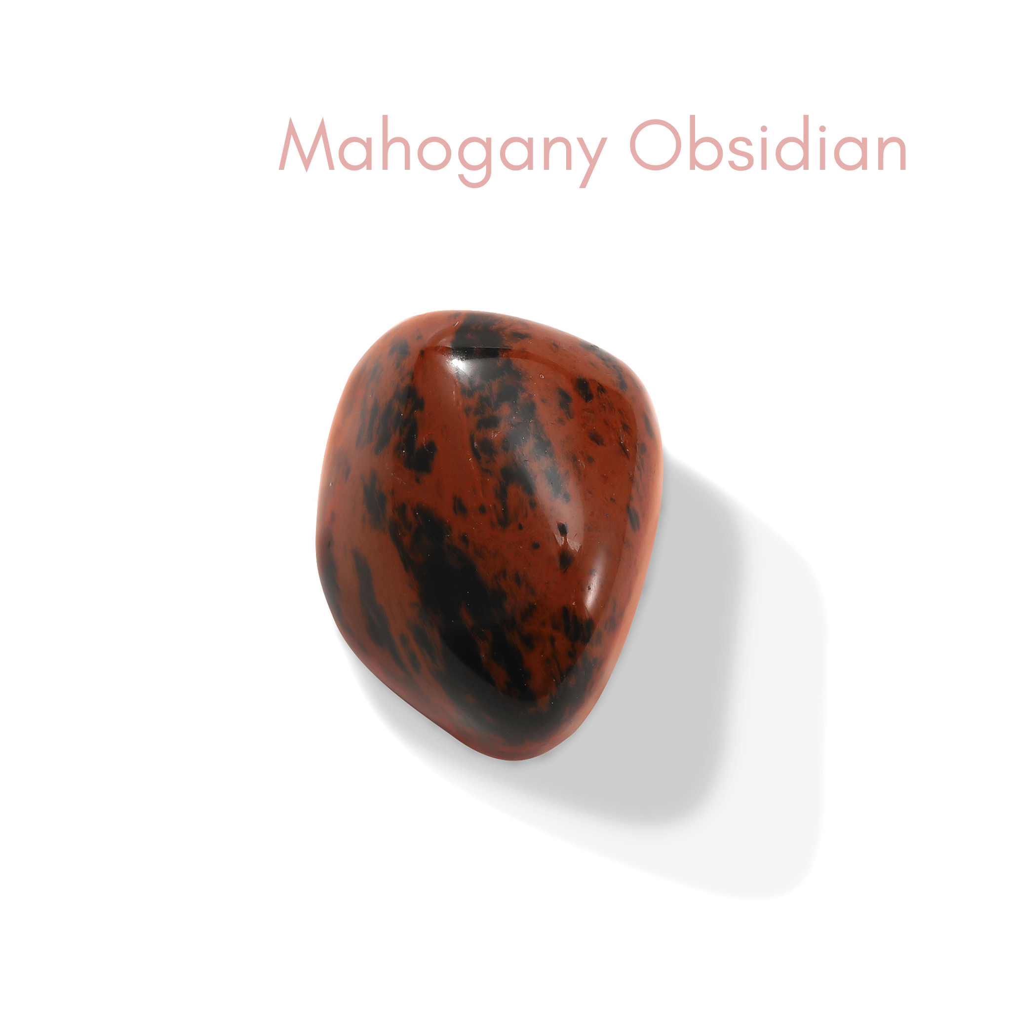 Mahogany Obsidian - Crystals for Protection Charm Bag - Moon Charged Crystals