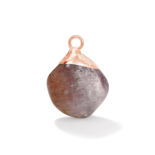 Rose Gold Cacoxenite Gemstone - Moon Charged Crystals