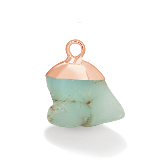 Rose Gold Chrysoprase Gemstone - Moon Charged Crystals