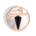 Load image into Gallery viewer, Rose Gold Obsidian Pendulum Kit - Moon Charged Crystals
