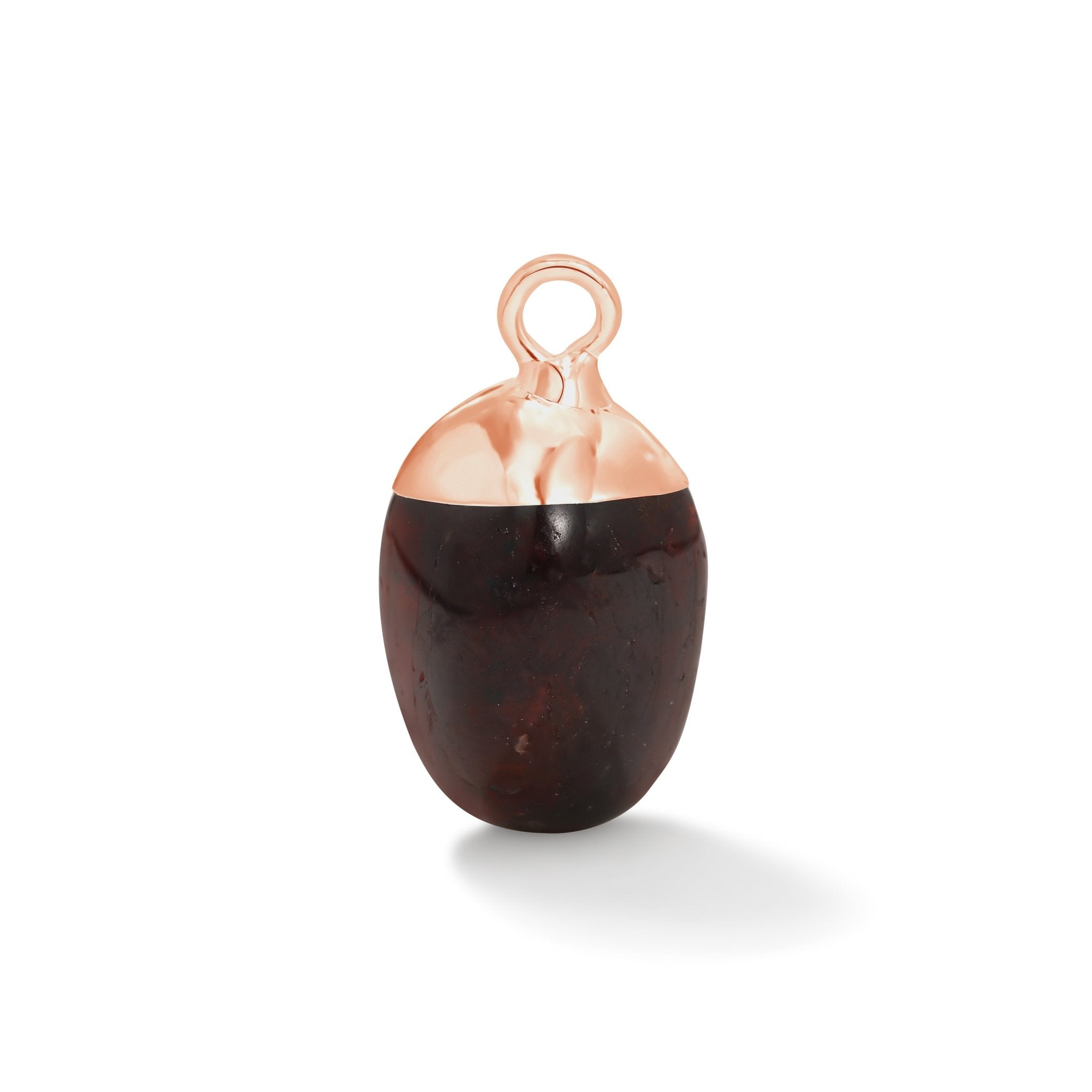 Rose Gold Red Garnet Gemstone - Moon Charged Crystals